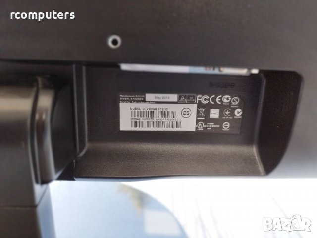 Втора употреба монитор Philips 226v4l 22" инча, VGA, снимка 2 - Монитори - 39110306
