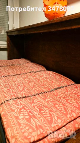 Масивно дървено легло , снимка 3 - Антикварни и старинни предмети - 43716209