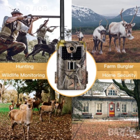 Ловна камера suntek HC-900М, Фото капан ,FUL HD 120градуса,MMS EMAIL 2”дисплей 25м нощно виждане, снимка 14 - Камери - 35191603