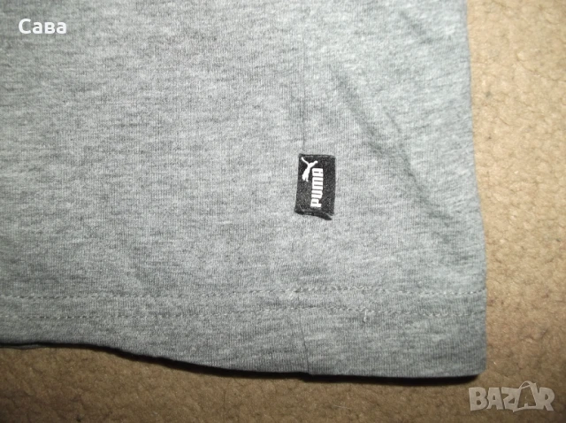 Тениска PUMA   мъжка,Л-ХЛ   /жълта и сива/, снимка 7 - Спортни дрехи, екипи - 19099372