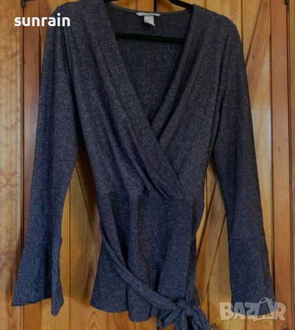 дамска блуза блясък H&M