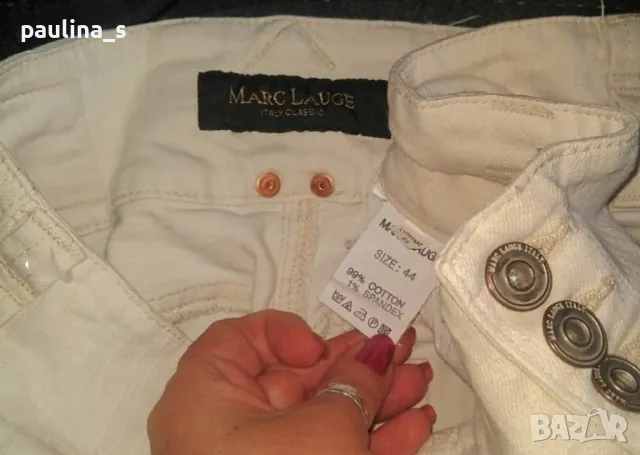 Два броя / Маркови дънкови бермуди "Jordache" и "Marc Lauge" , снимка 16 - Дънки - 28129968