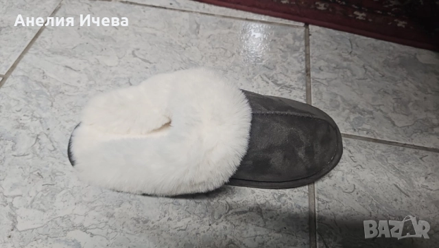Оригинални пухкави зимни пантофи , снимка 3 - Мъжки сандали - 51640352