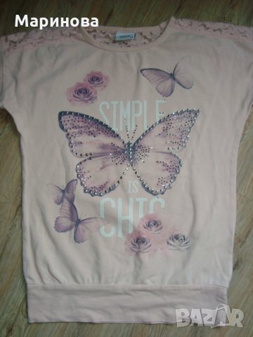 Бляскави пеперудени блузки Breeze и Кецки на цени и аксесоари , снимка 7 - Детски Блузи и туники - 32299618