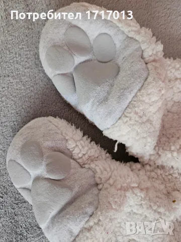 Мъхест гащеризон с ушички Primark / Мече космонавт, снимка 6 - Бебешки ескимоси - 48039661