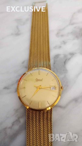 Златен Швейцарски часовник   Ogival  18к злато, снимка 3 - Мъжки - 43145687