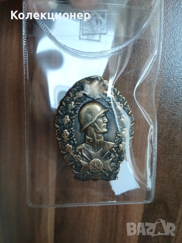 Царски пехотински нагръден знак войнишки медал орден, снимка 4 - Антикварни и старинни предмети - 51867528