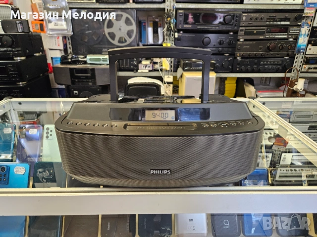 Система Philips AZ420/12 В отлично техническо и визуално състояние. Има радио, диск, usb и aux. Вгра, снимка 7 - Аудиосистеми - 53450913