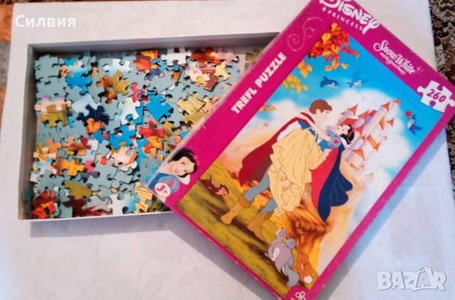 Пъзел ”Снежанка” с размери 40 - 60 см., състоящ се от 260 елемента. За деца над 3 години - 260 части, снимка 3 - Художествена литература - 43210008