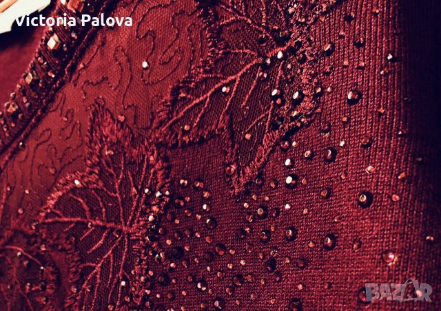 Разкошна жилетка BEL&BO Белгия цвят маджента, снимка 4 - Жилетки - 40074881