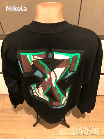 OFF-WHITE™ MOTIF ARROW PRINT, суичър, размери: S,M,L,XL и XXL, снимка 5 - Суичъри - 48354917
