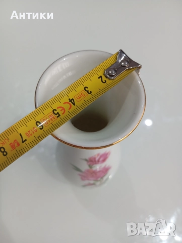 Стара порцеланова ваза , снимка 10 - Вази - 52661654