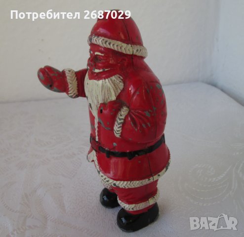 дядо Мраз запалка, дядо Коледа, фигура статуетка антика, снимка 5 - Статуетки - 38976582