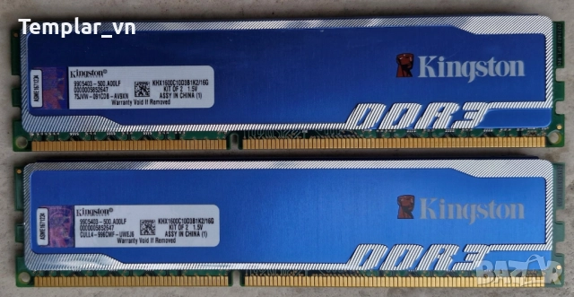 Kingston Hyper X BLU 2x8 GB DDR3 1600 // PNY 2 x 8 GB DDR3 1600 XLR 8 series
