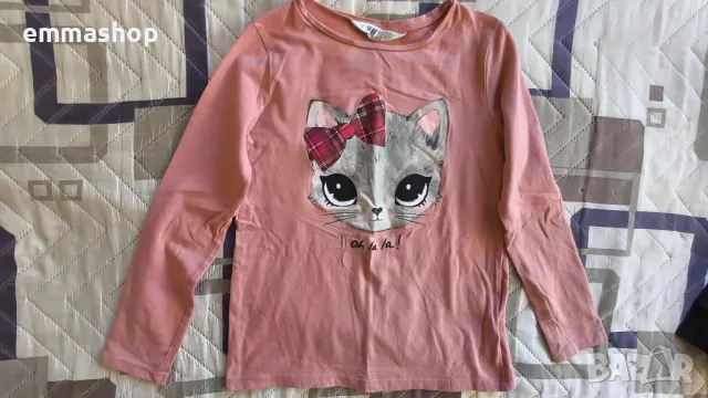 Лот блузи с дълъг ръкав H&M и Little kids, размер 122-128 , снимка 5 - Детски Блузи и туники - 47865917