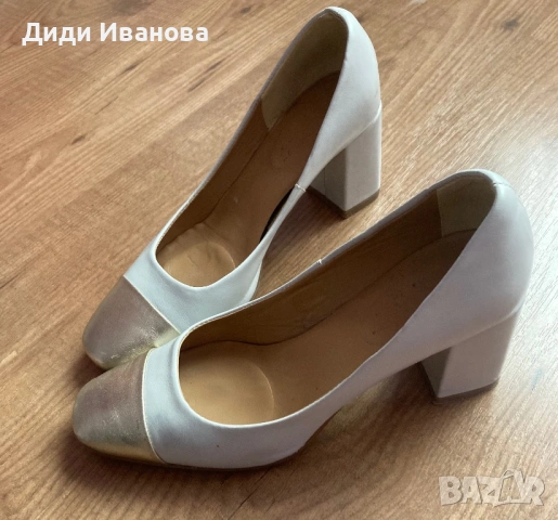 Дамски обувки със среден ток, снимка 2 - Дамски обувки на ток - 53412792