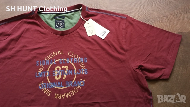 SIGNAL ORGANIC WEAR T-Shirt Размер XXXL нова мъжка тениска 17-49, снимка 5 - Тениски - 52727618