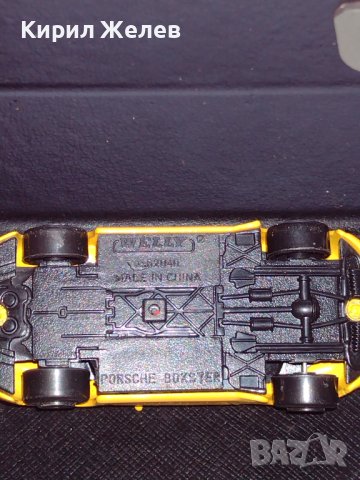 Метална количка спортен кабриолет PORSCHE BOXSTER MADE IN CHINA за КОЛЕКЦИОНЕРИ 74931, снимка 6 - Колекции - 43707887