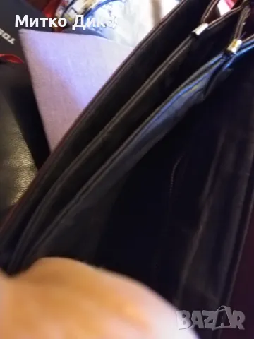 Lorenza firenze genuine leather bag hand made маркова женска чанта отлична ест.кожа 27х20см, снимка 12 - Чанти - 49442306