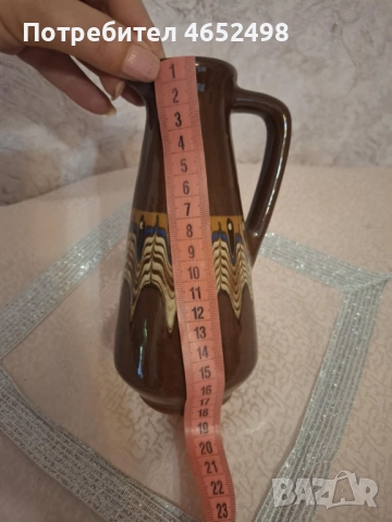 Старинен керамичен Сувенир , снимка 2 - Декорация за дома - 52471440