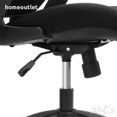 РАЗПРОДАЖБА Офис / геймърски стол с ергономичен дизайн и масивна конструкция R003-SONGMICS OBN54BK, снимка 4 - Столове - 50642685