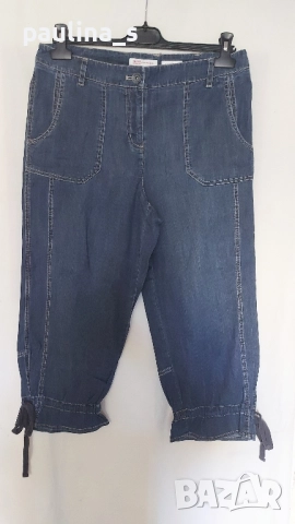 Пет различни броя / Винтидж дамски дънкови бермуди тип потури / шалвари , снимка 7 - Къси панталони и бермуди - 51510245