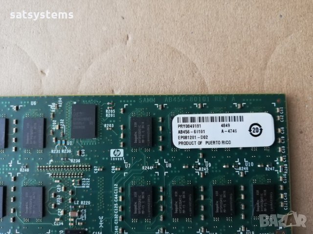 RAM HP AB456-60101 8GB (1x8GB) DDR2 Memory for rx7640 rx8640, снимка 2 - RAM памет - 34904483