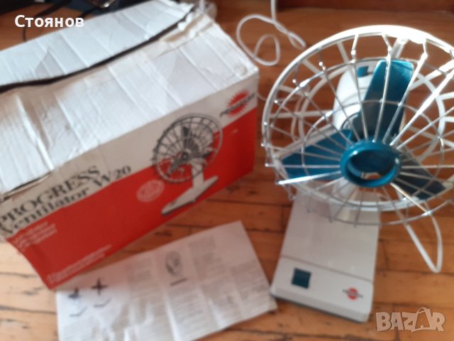 Вентилатор PROGRESS  W 20 Modell: 580 W20 Germany , снимка 8 - Вентилатори - 43790251