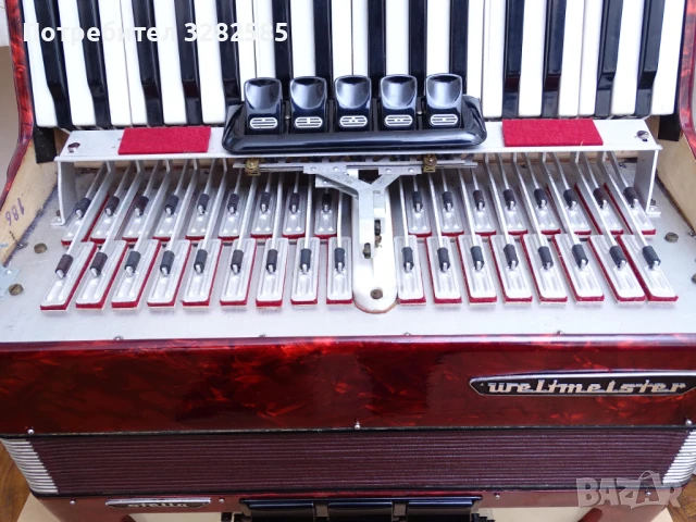 Акордеон Велтмайстер Стела 60 баса, снимка 11 - Акордеони - 50695868