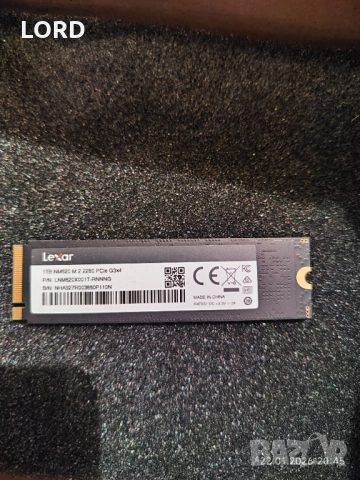 SSD 1TB Lexar NM620, снимка 2 - Твърди дискове - 53193216