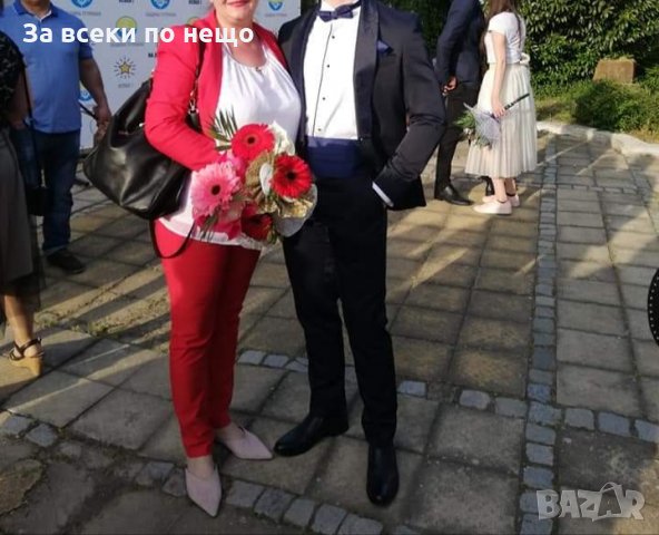 Официален мъжки костюм размер М, снимка 2 - Костюми - 33676992