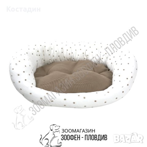 Легло за Домашен Любимец - S, M, L размер - Бяло-Бежава разцветка - PetsWin, снимка 3 - За кучета - 33268557