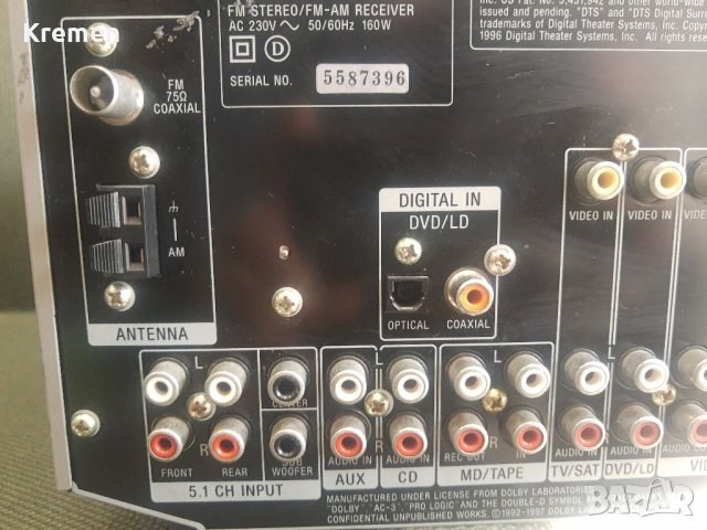 SONY STR- 445, снимка 6 - Ресийвъри, усилватели, смесителни пултове - 39558593