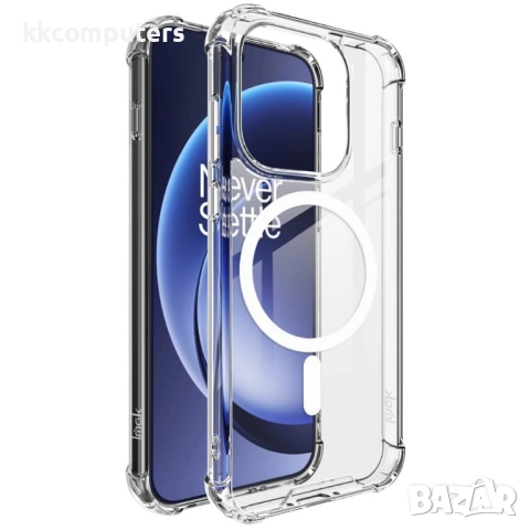 IMAK Удароустойчив Калъф (PC + TPU) за OnePlus 15 5G- MagSafe, Airbag технология, вкл. Протектор, Пр