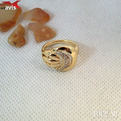 Пръстен с 14К златно покритие 224837