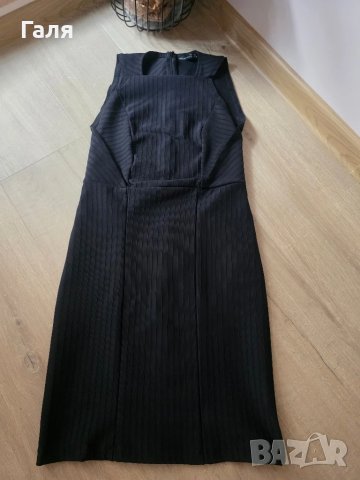 Черна рокля ZARA, снимка 5 - Рокли - 50997029