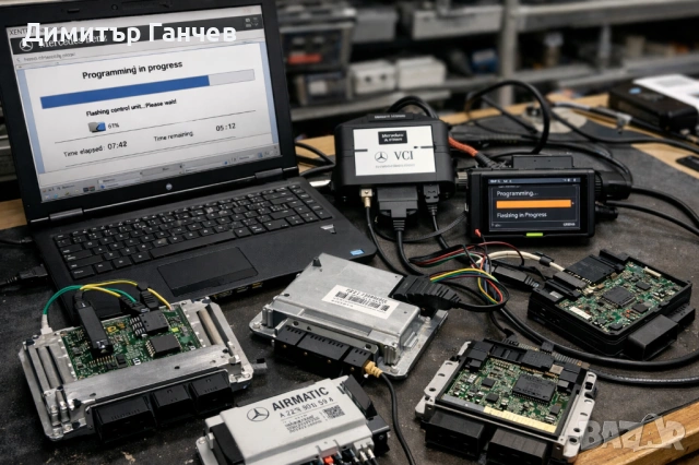 Зануляване (VIRGIN) на Mercedes ISM / TCU / EZS (EIS) модули, снимка 2 - Сервизни услуги - 53222086