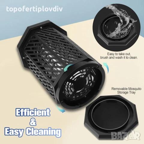 UV лампа за комари и насекоми HappiHause Electric Insect Killer,Гаранция, снимка 4 - Соларни лампи - 51218076