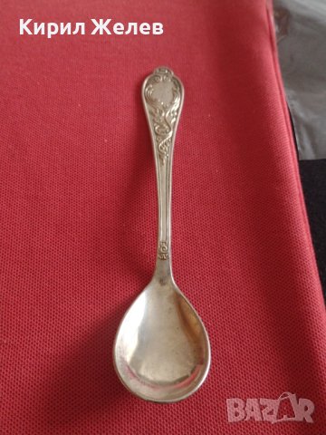Стара лъжичка за кафе чай с маркировка ITALY красива орнаментика за КОЛЕКЦИЯ ДЕКОРАЦИЯ 42142, снимка 4 - Други ценни предмети - 43863175