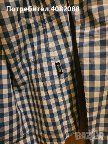 Риза Boss slim fit, размер XL, снимка 4 - Ризи - 53237742