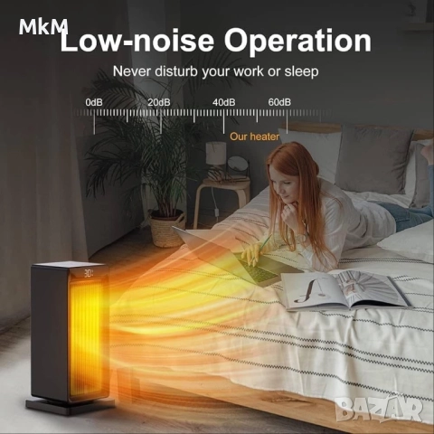 OMISOON Вентилаторена печка 2000 W, Еко , Енергоспестяващ, снимка 5 - Отоплителни печки - 52282690