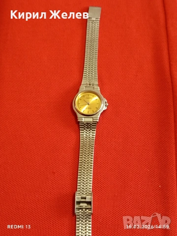 Красив стилен дамски часовник CARDINI QUARTZ JAPAN MOVT перфектно състояние 51844, снимка 4 - Дамски - 53484616