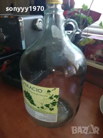 5L-ДАМАДЖАНА///СТЪКЛЕНО ПРАЗНО ШИШЕ ЗА РАКИЯ/ВИНО 0205251422, снимка 2 - Колекции - 50127099