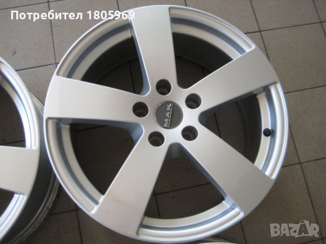4бр. ал. джанти MAK 5x114,3 , 8 x 18 , ET40, снимка 3 - Гуми и джанти - 38335654