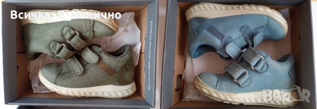 Бебешки обувки / Детски обувки Ecco (2 чифта, естествена кожа, р. 25), снимка 2 - Бебешки обувки - 51897849