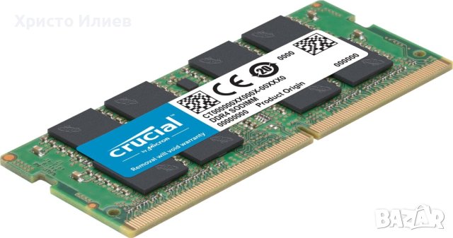 Ram Рам Памет за лаптоп 8GB DDR4 3200 Crucial CL22 CT8G4SFRA32A, снимка 3 - RAM памет - 43816056