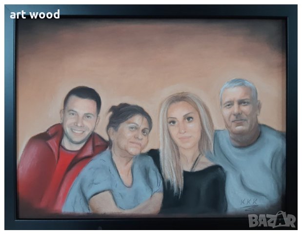 Детски и семейни портрети-ръчно рисувани, снимка 12 - Картини - 28968718