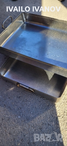 Тави 2бр на Хром Силистра дебела неръждавеика алпака , снимка 2 - Съдове за готвене - 51823798