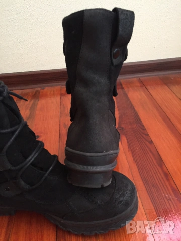 Bronx оригинални дамски боти от естествена кожа и велур 38, снимка 3 - Дамски боти - 53243500