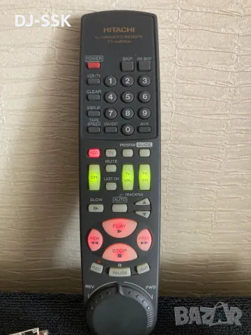 HITACHI VT-RM625A ILLUMINATED REMOTE , снимка 1 - Плейъри, домашно кино, прожектори - 49255020